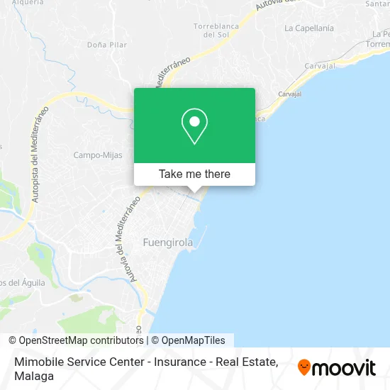 Mimobile Service Center - Insurance - Real Estate map