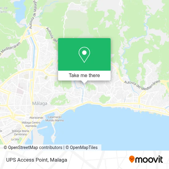 Ups Access Point map