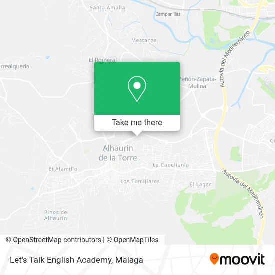 Let's Talk English Academy map