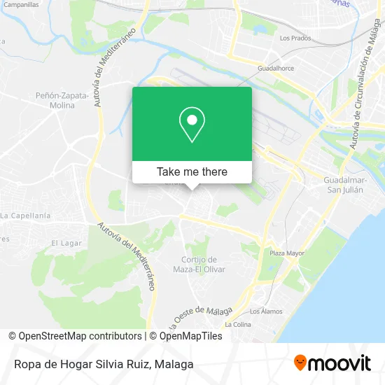 Ropa de Hogar Silvia Ruiz map