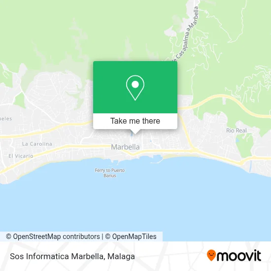 Sos Informatica Marbella map