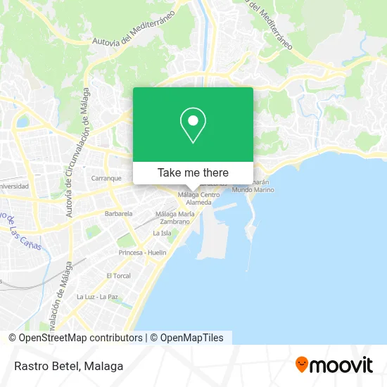 Rastro Betel map