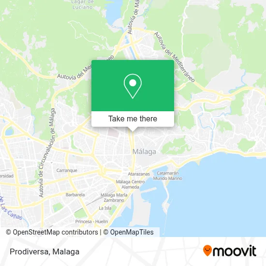 Prodiversa map