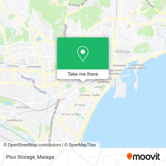 Plus Storage map