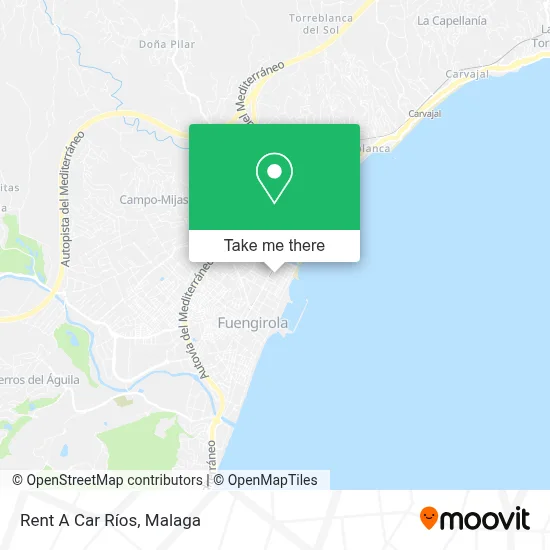 Rent A Car Ríos map