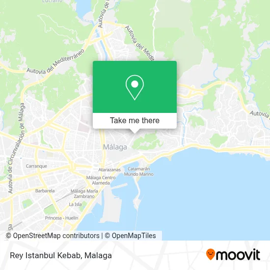 Rey Istanbul Kebab map