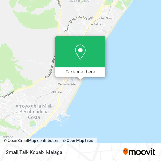 Small Talk Kebab map