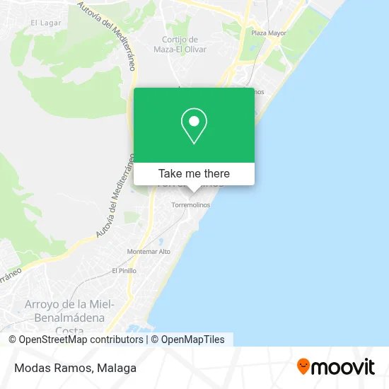 Modas Ramos map
