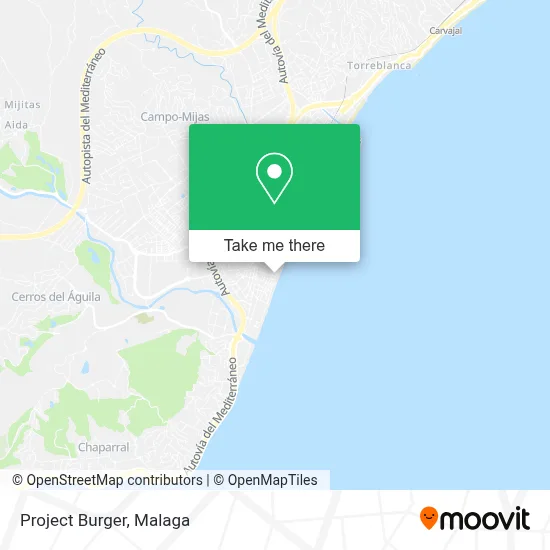 Project Burger map
