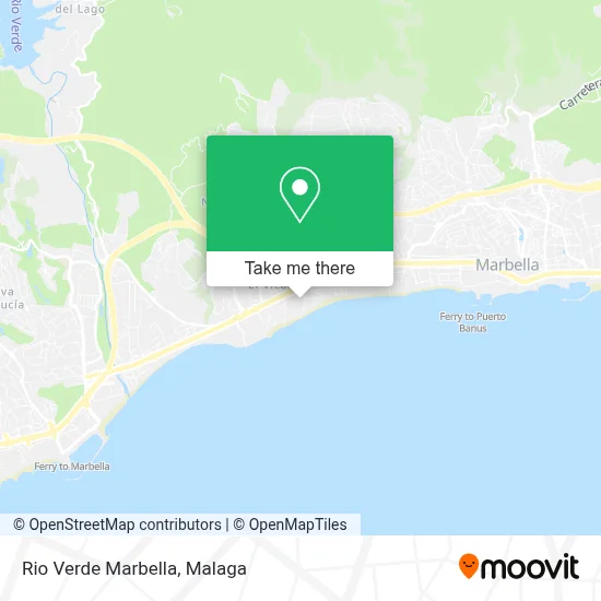 Rio Verde Marbella map