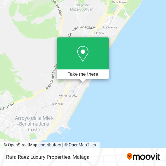 Rafa Raez Luxury Properties map
