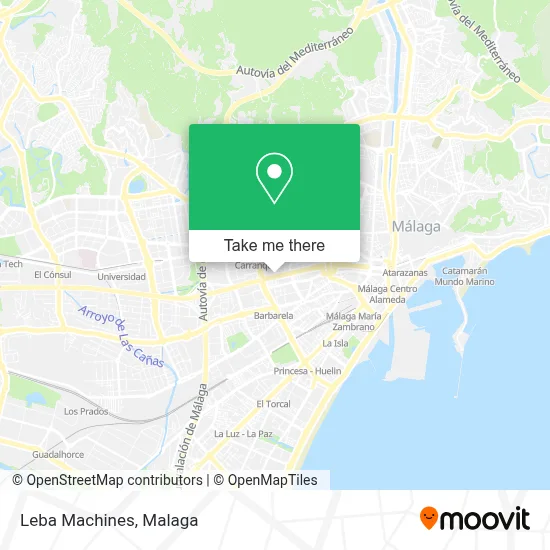 Leba Machines map