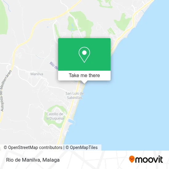 Rio de Manilva map