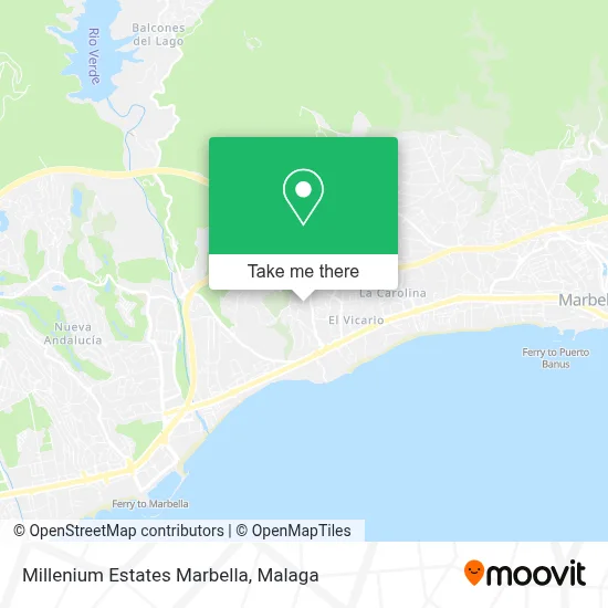 Millenium Estates Marbella map