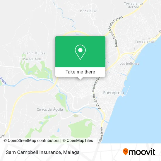 Sam Campbell Insurance map