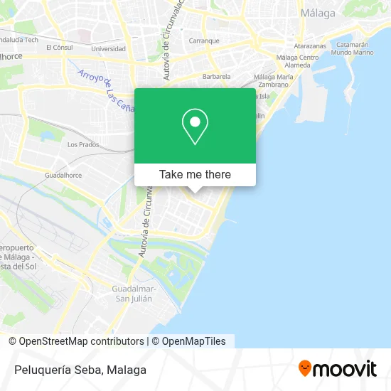 Peluquería Seba map