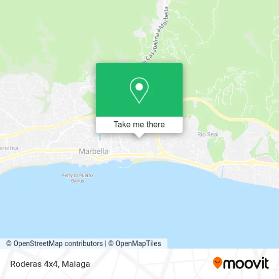 Roderas 4x4 map
