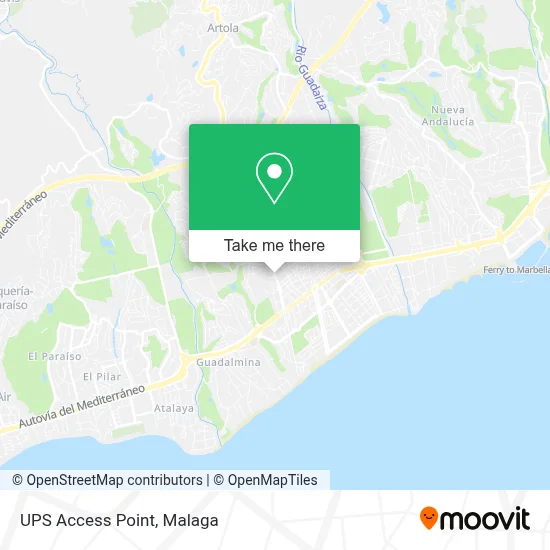 Ups Access Point map