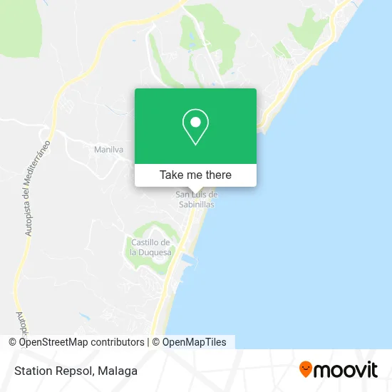 Station Repsol map