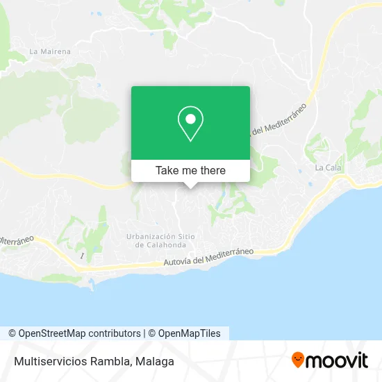 Multiservicios Rambla map