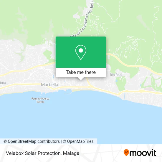 Velabox Solar Protection map