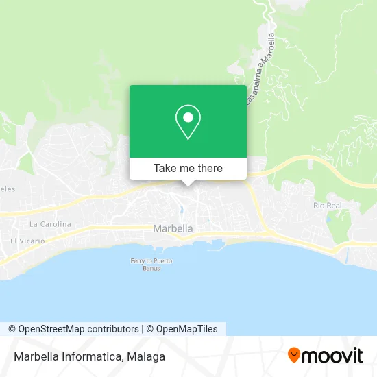 Marbella Informatica map
