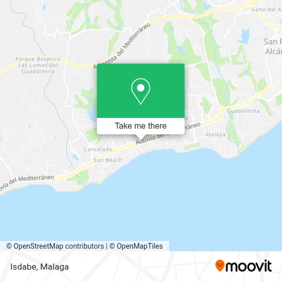 Isdabe map