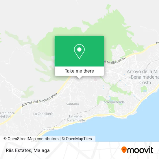 Riis Estates map