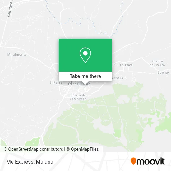 Me Express map