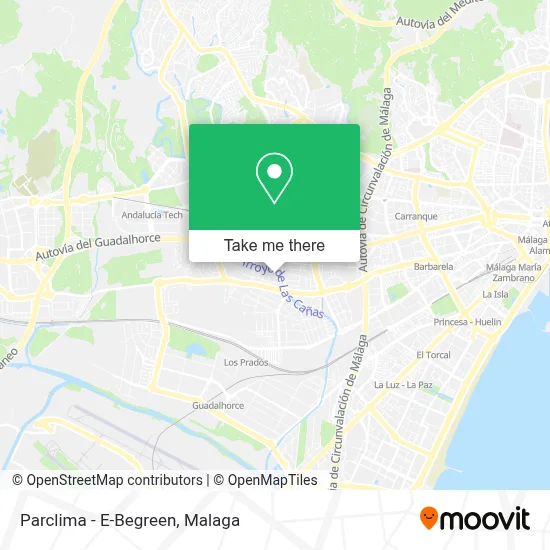 Parclima - E-Begreen map