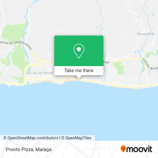 Pronto Pizza map