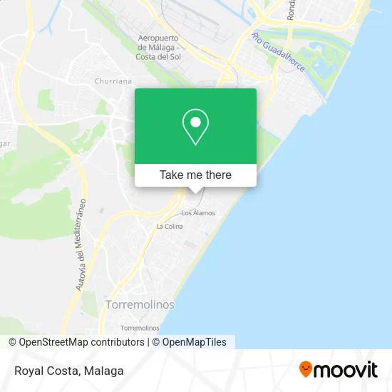Royal Costa map