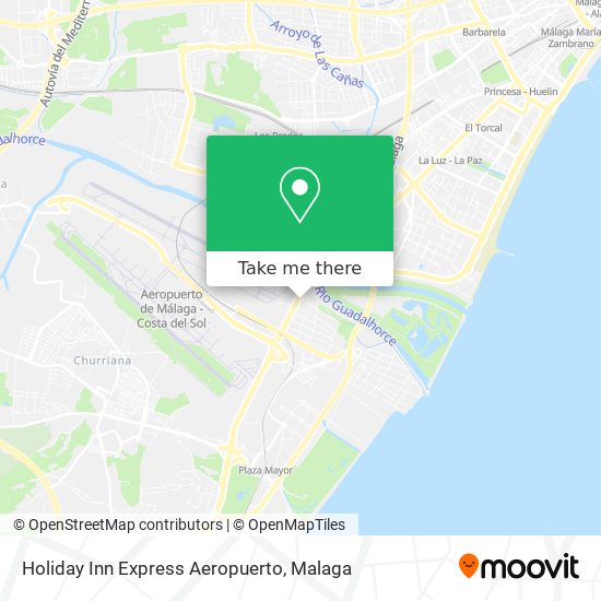 Holiday Inn Express Aeropuerto map