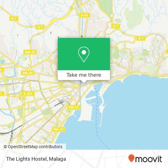 The Lights Hostel map