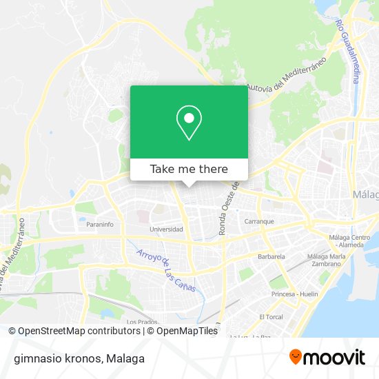 gimnasio kronos map