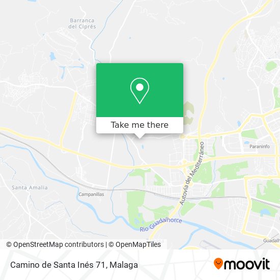 Camino de Santa Inés 71 map