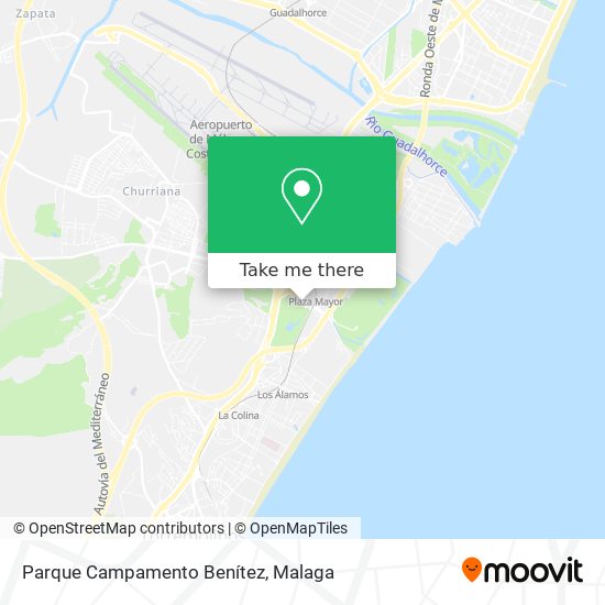 Parque Campamento Benítez map