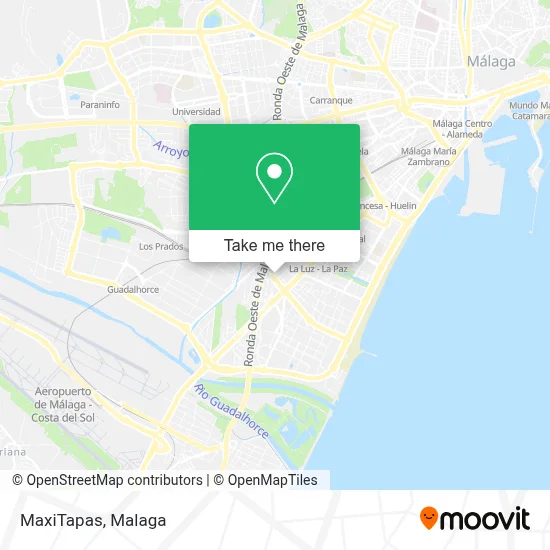 MaxiTapas map
