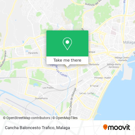 Cancha Baloncesto Trafico map