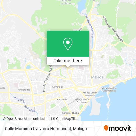 Calle Moraima (Navarro Hermanos) map