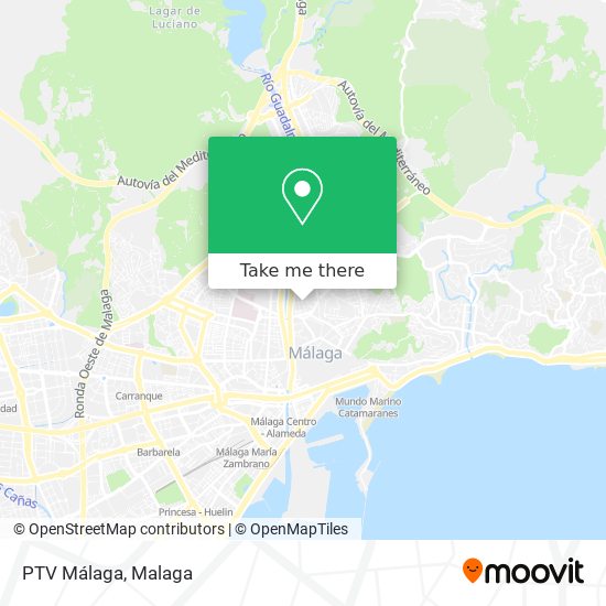 PTV Málaga map