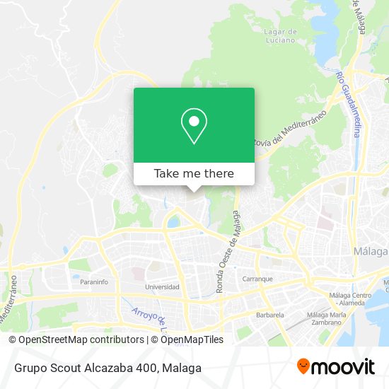 Grupo Scout Alcazaba 400 map