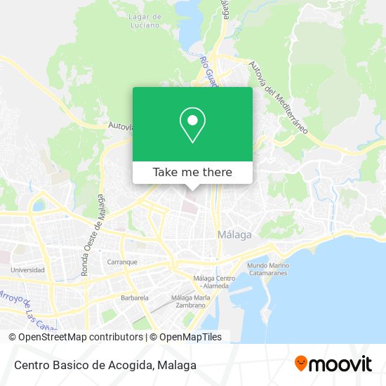 Centro Basico de Acogida map
