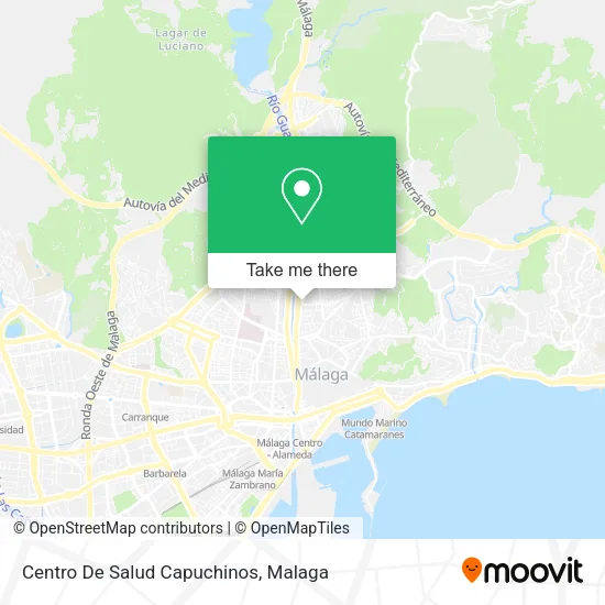 Centro De Salud Capuchinos map