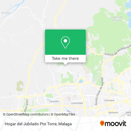 Hogar del Jubilado Pto Torre map