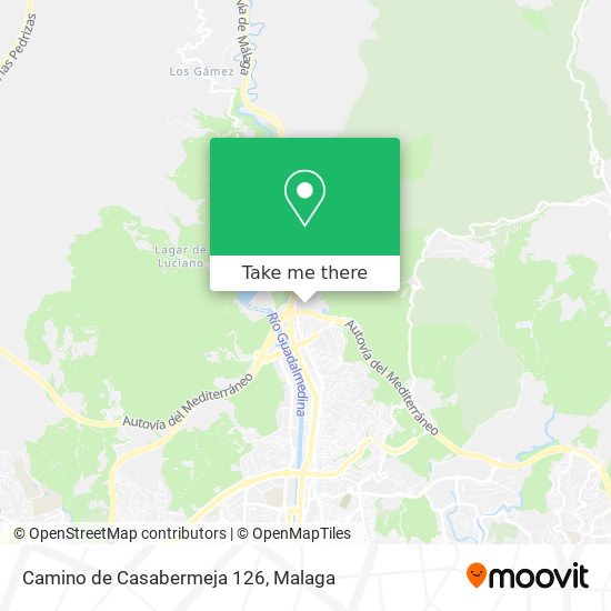 mapa Camino de Casabermeja 126