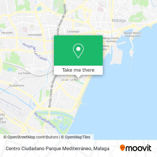 Centro Ciudadano Parque Mediterráneo map