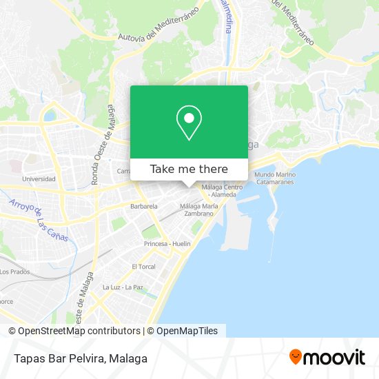 mapa Tapas Bar Pelvira