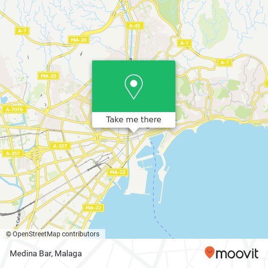 mapa Medina Bar