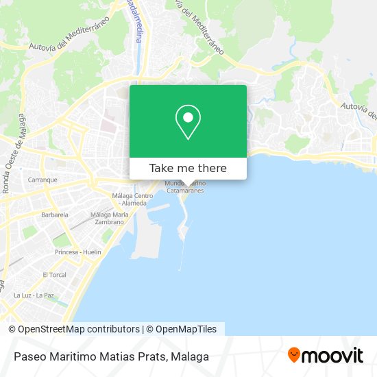 Paseo Maritimo Matias Prats map
